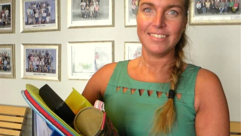 Isabelle Linnér undervisar på skolan i Ankarsrum, en av 16 nya förstelärare i kommunen.
