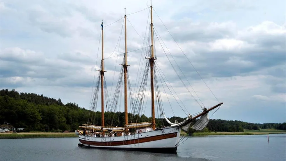 Vega är nu på väg mot Lettland som deltagare i The Tall Ships Race. Arkivfoto: Hans Brandin