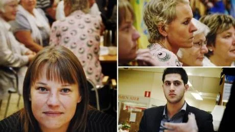 Annika Hed från Bryggan, till vänster, hjälper barn vars förälder sitter i fängelse. Ahmed Alaeddine berättade om hur man kan bli utsatt som invandrarbarn, medan skolkurator Katarina Larsson redogjorde för hur tufft det kan bli att som ung tvingas göra en rad val och samtidigt "vara perfekt".