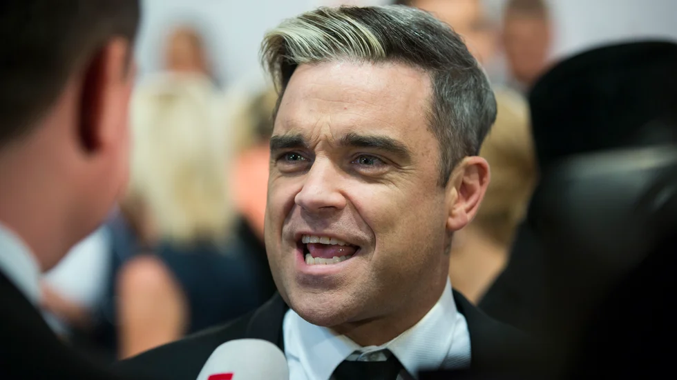 Robbie Williams berättar om sitt liv i en ny dokumentärserie på Netflix. Arkivbild.