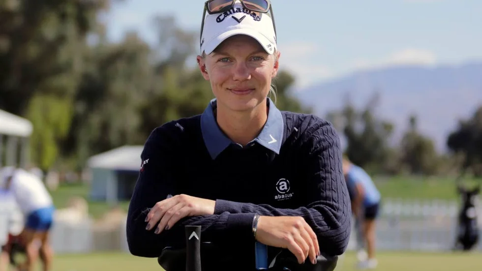 Madelene Sagsträöm slår ut i LPGA Volvik Championship under torsdagen.