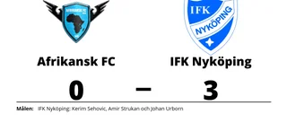 IFK Nyköping tog kommandot från start mot Afrikansk FC