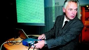 Ett toppbolag. Det kallar Indutrades vd Johnny Alvarsson företaget Pentronic. Indutrade äger numera Pentronic och de satsar stort inom mätbranschen, något som bådar gott för Pentronic.Foto: Matilda Ahl