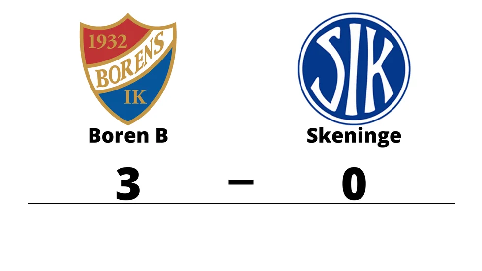 Borens IK B vann mot Skeninge IK