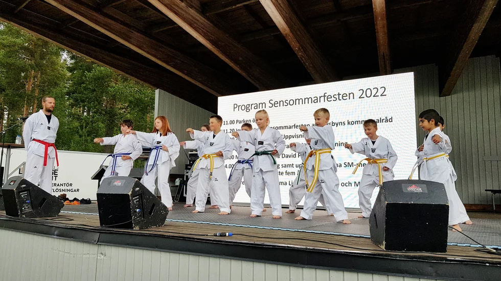Soo shim kommer ha taekwondouppvisning igen. De är en av många föreningar som kommer tillbaka till Sensommarfesten och i år har ännu fler anslutit.