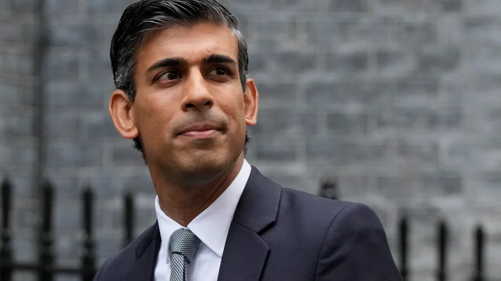 Rishi Sunak höll ett kort tal efter utnämningen.