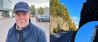 Farligt träd hänger över vägen – trots Hans Olssons varningar ✓Trafikverket: "Ska definitivt inte hänga så"