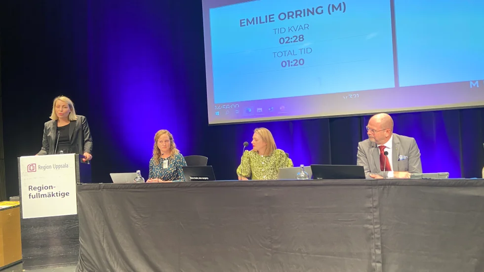 Emilie Orring (M) valdes till regionstyrelsens ordförande även för nästa mandatperiod.