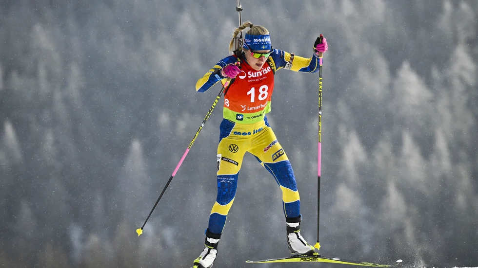 Tilda Johansson tar ett nytt EM-silver. Arkivbild.