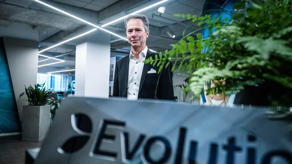 Martin Carlesund, vd för Evolution. Arkivbild.