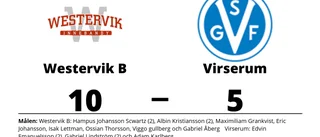 Tung förlust för Virserum borta mot Westervik B