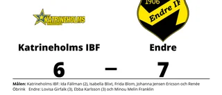 Endre avgjorde i sista perioden och vann mot Katrineholms IBF