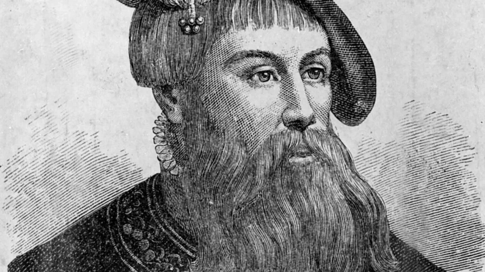Porträtt av Gustav Vasa.