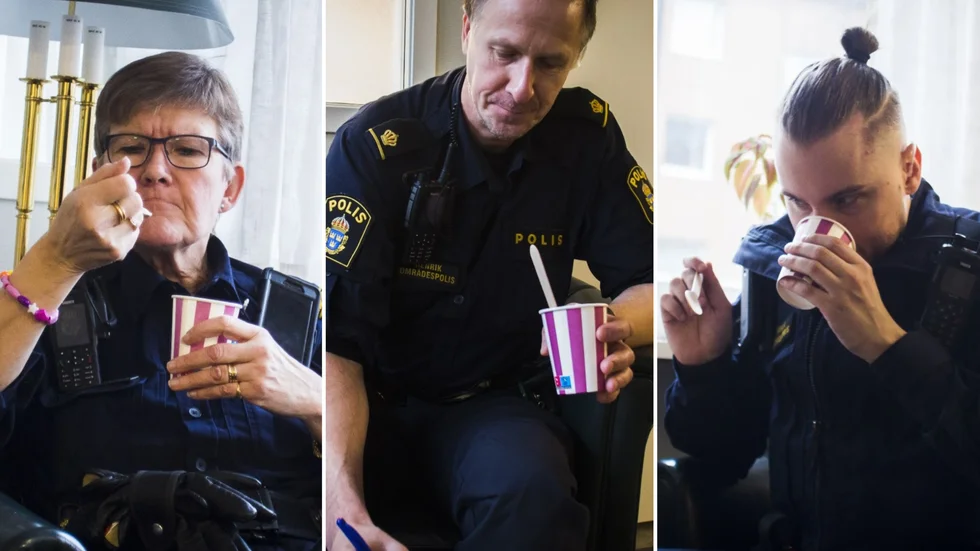 Poliserna var både överens om vilken glass som var bäst – och sämst.