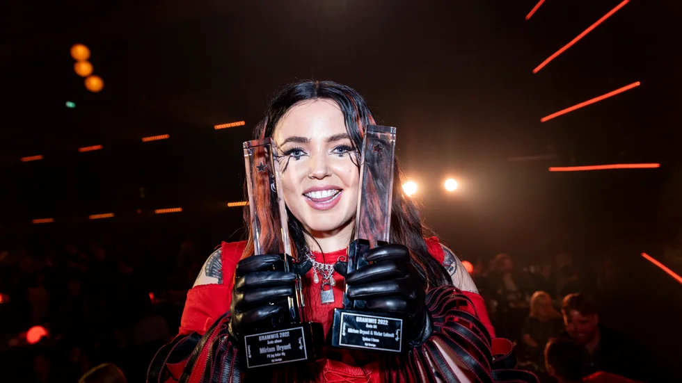 Miriam Bryant vann både årets album och årets låt på 2022 års Grammisgala. Arkivbild.