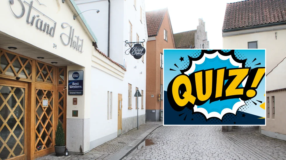 Den första mars blir det quiz-kväll på Strand Hotel. 