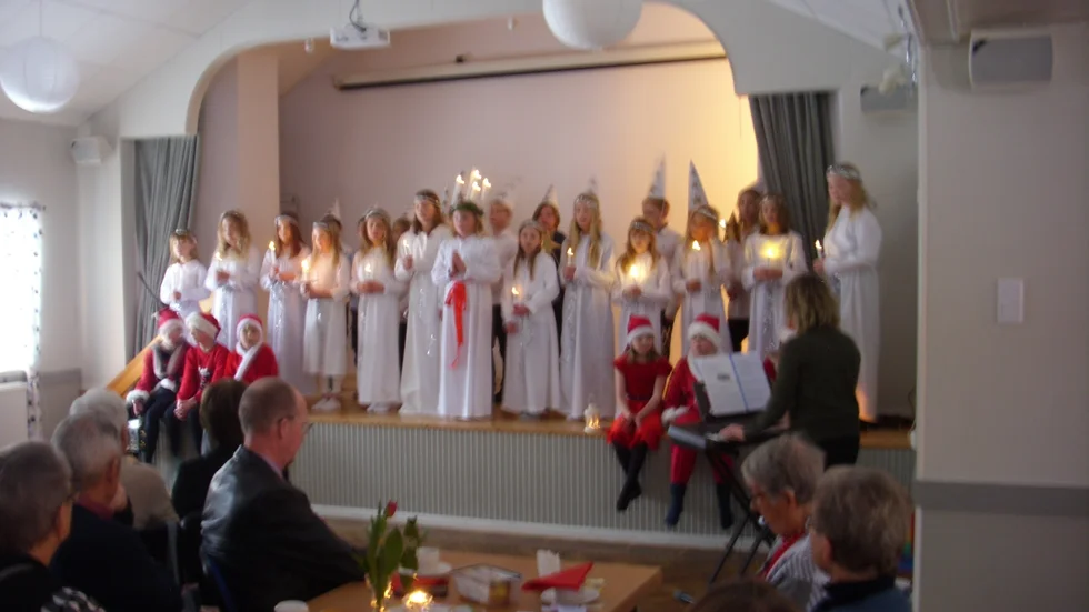 Luciatåg för PRO Visby