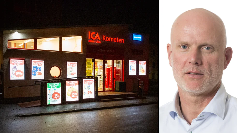 ”Han ska ha rivit och slitit i kassan och verkar ha kommit över några sedlar. Det verkar också som att han fick med sig cigaretter”, säger Mats Eriksson, presstalesperson vid polisens regionledningscentral, om rånet mot Ica Kometen.
