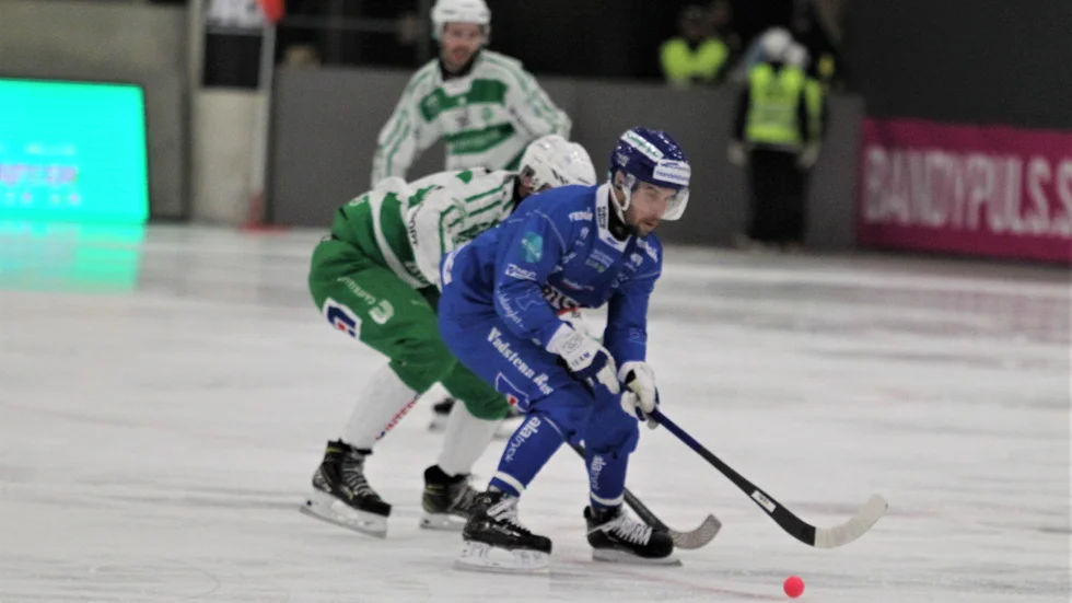 IFK Motalas Jonas Enander var bra mot Västerås SK, här i första halvlek.