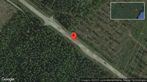 Stopp på väg 543 på grund av trafikolycka med en lastbil