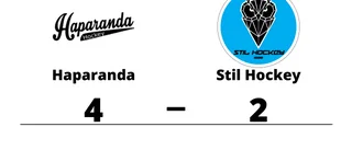 Haparanda vann mot Stil Hockey på hemmaplan