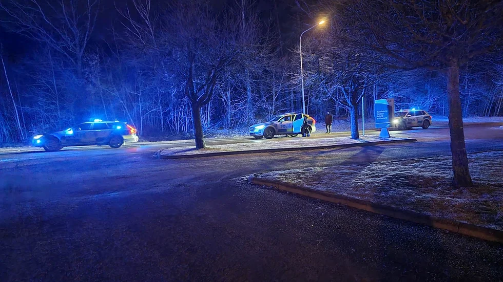 Polispådrag i Vilbergen på torsdagskvällen.