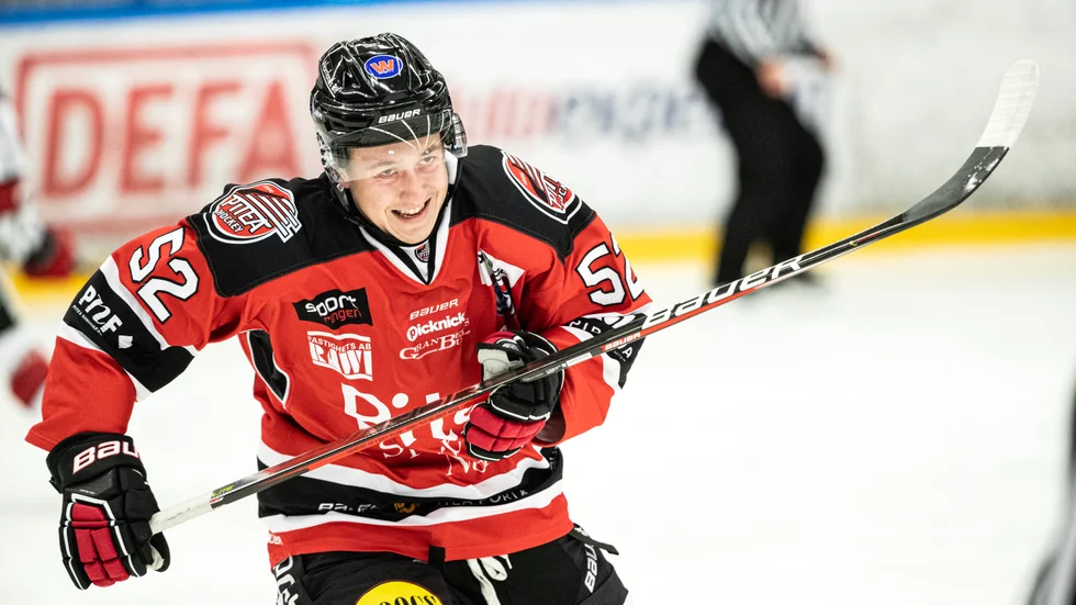 Anton Holmberg gjorde tre mål och ett assist på helgens matcher.