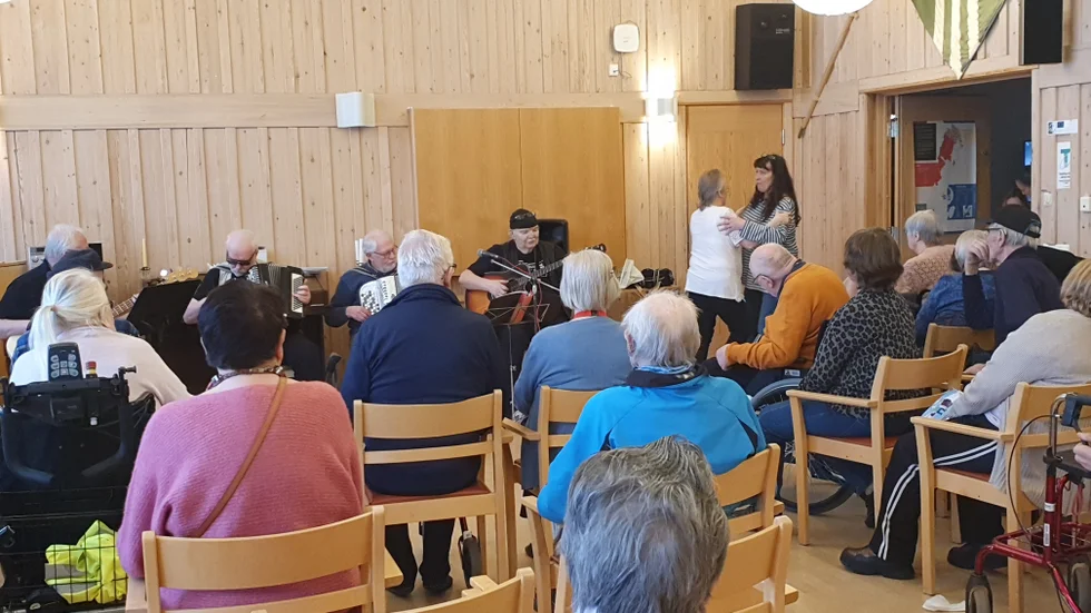  ”De äldres dag" arrangerades på Vaukagården för alla intresserade pensionärer i kommunen. 