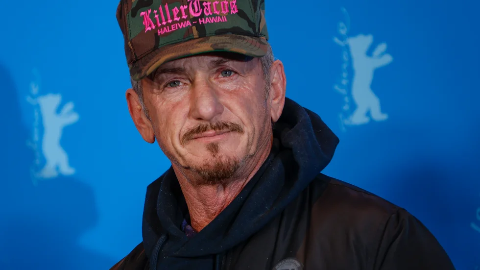 Sean Penn under Berlins filmfestival.