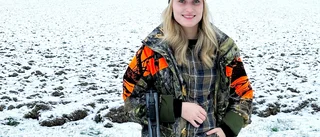 Matilda, 21, väntar på att få fälla sitt första djur