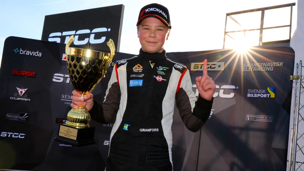 Linus Granfors från Gillberga har siktet inställt på en lysande racingsäsong.
