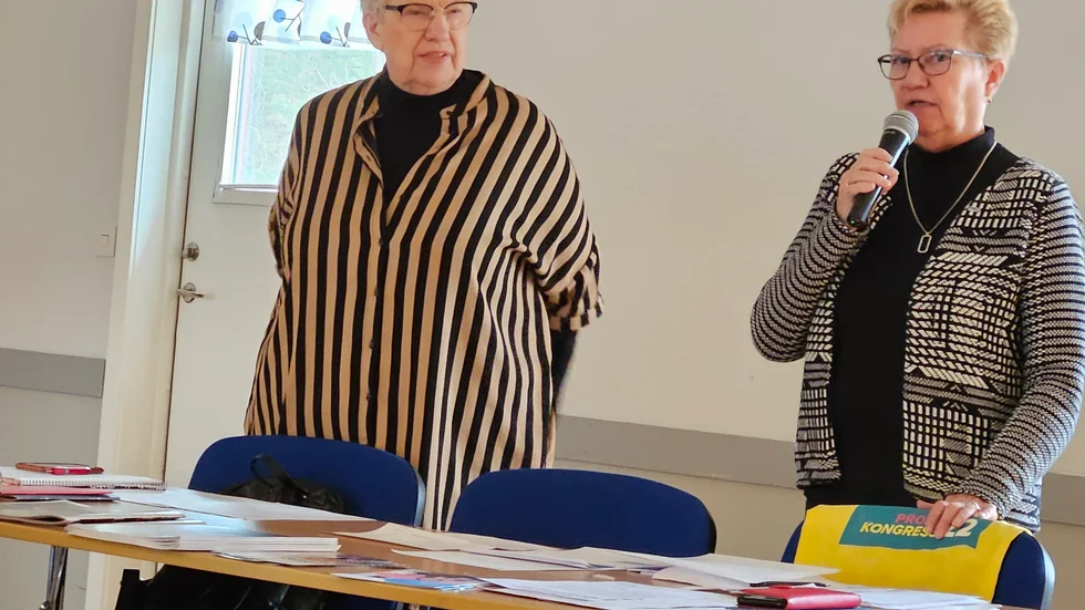 Birgitta Nylund och Lilian Stenman berättar om pensionärsrådet.