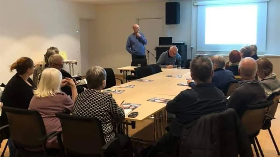 På plats i Luleå. Anhörigföreningen i Piteå kom till grannstaden för att berätta om sin verksamhet.