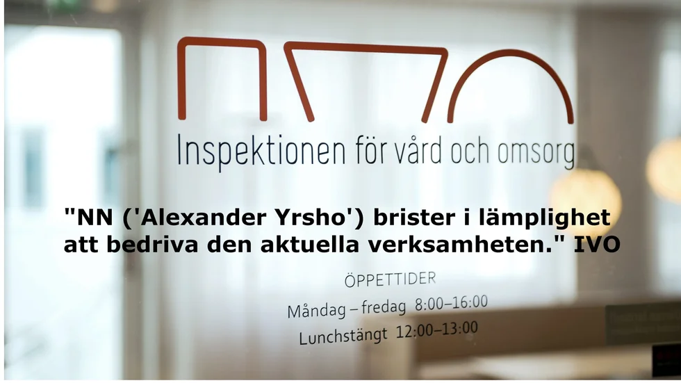 Ivo har flera gånger kommit med kritik mot den Uppsalabo som kallat sig Alexander Yrsho.