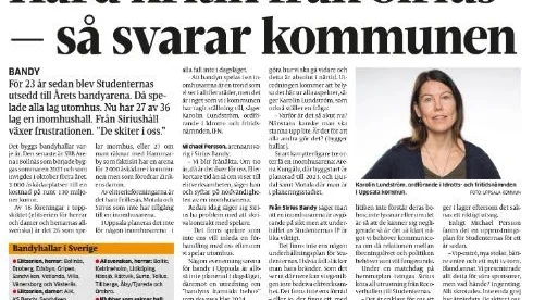 Från UNT den 28 februari.