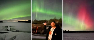 Se bilderna på magiska norrskenen – och ladda upp egna