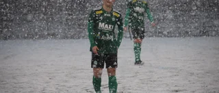Snöovädret stoppade ESK:s träningsmatch 
