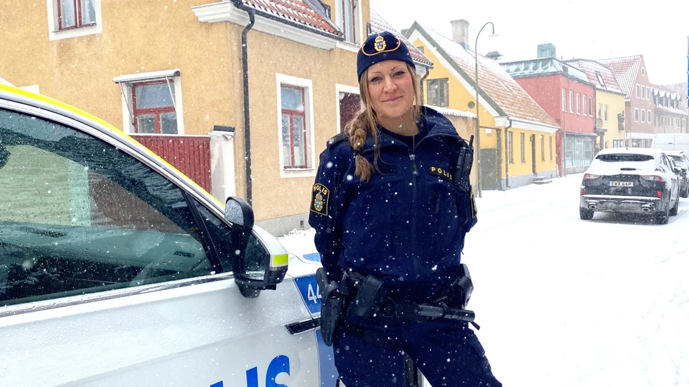 Varför vill så många gotlänningar bli poliser? Aspirant Agnes Lerman kan förstås bara svara för sig själv. Men det är också henne vi frågar.
