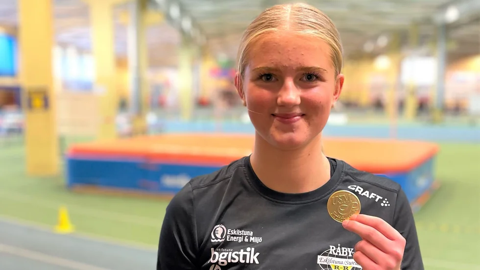 Wilda Runeborg fick fira ett nytt SM-guld efter en fin insats i USM.