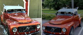 60 år gamla Volvon fick nytt liv som EPA – bröderna André och Arvid har helrenoverat den