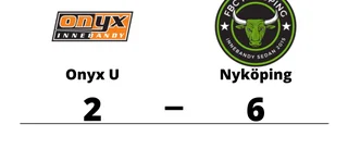 Onyx U föll hemma mot Nyköping