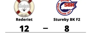 Seger för Rederiet hemma mot Stureby BK F2
