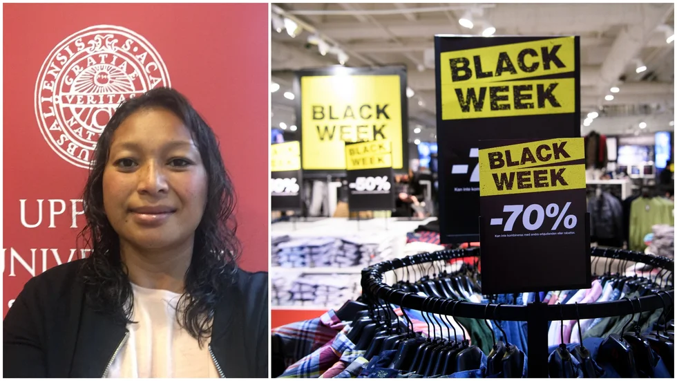 Anna-Carin Nordvall, forskare vid Uppsala universitet, menar att Black Week "handlar om hedonisk shoppning".
