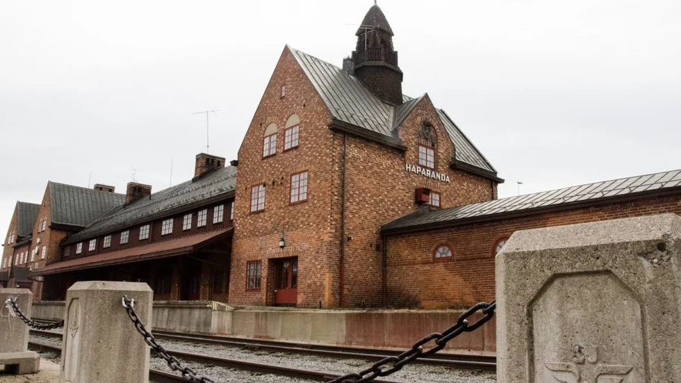 Station. Ungdomens hus hör till i gamla järvägsstationen.