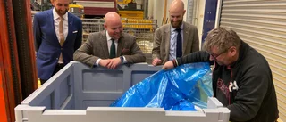 Dubbelt ministerbesök i Nyköping – vattenläckor på dagordningen