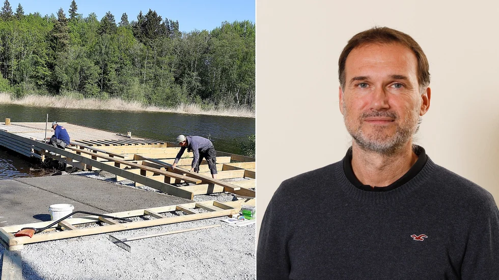 Roger Steen (C): "Att kunna använda båtar för rekreation, fritidsintresse och främjande av folkhälsa är intressant för många." På bilden syns Ekvikens iläggningsramp i Mariefred som byggdes 2018.