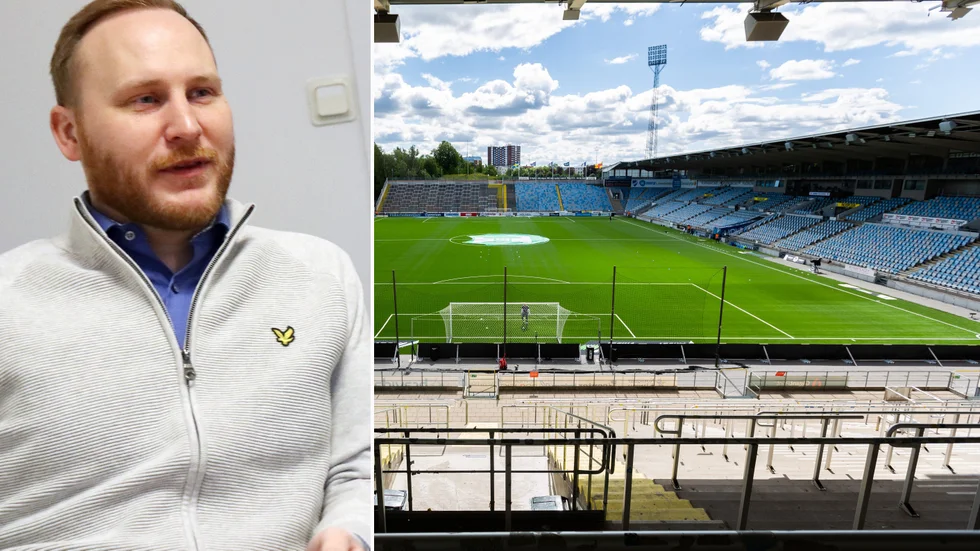 Sakarias Mårdh är lättad över beslutet som man har kunnat ta i AB Norrköpings Idrottspark. 