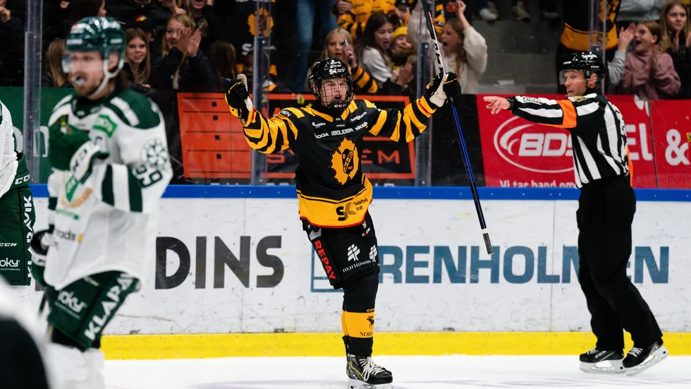 Claes Elefalk tycker att Axel Sandin Pellikka påminner om Adam Larsson och Kenny Jönsson. "Han är en offensiv back, precis som de var, när han möter de som är i hans egen ålder är han ett konstant hot", säger agenten.