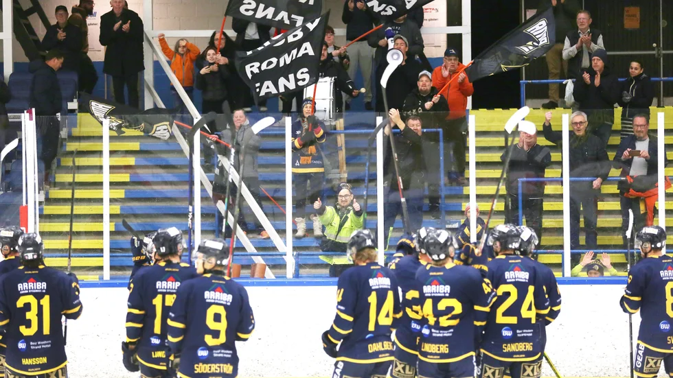 Visby Roma jagar viktiga poäng i allettan. 