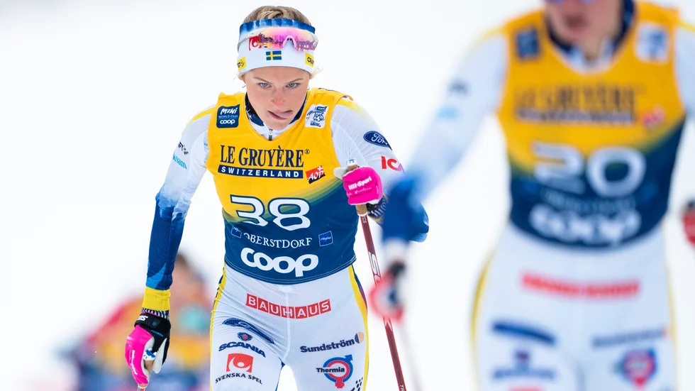 Frida Karlsson under Tour de Ski.